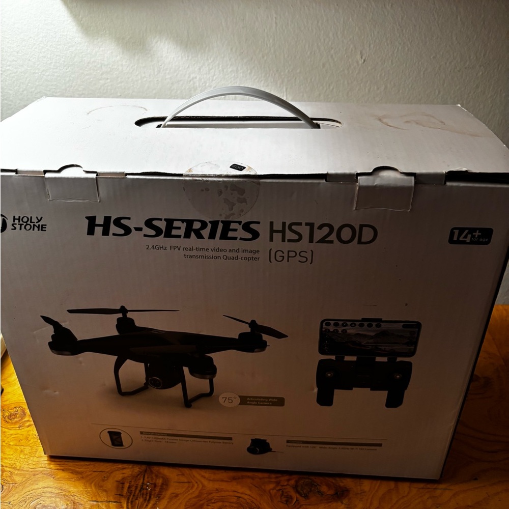 Holy Stone HS120D GPS Drone in Black-box never opened